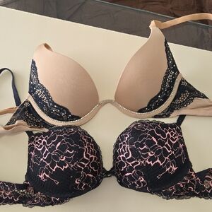 Two Push Up Bras (A32)